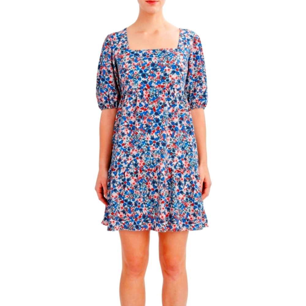 BCBG Paris Women’s Puff Sleeve Dress